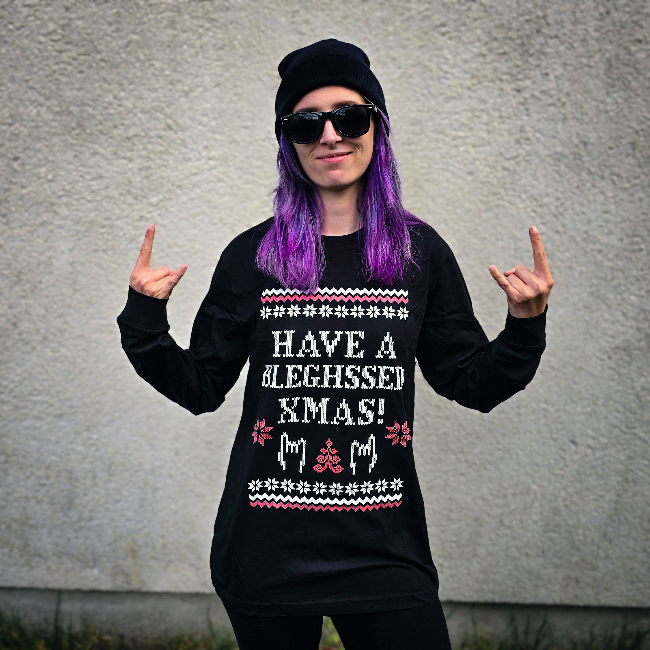 "Bleghssed X-Mas" Longsleeve