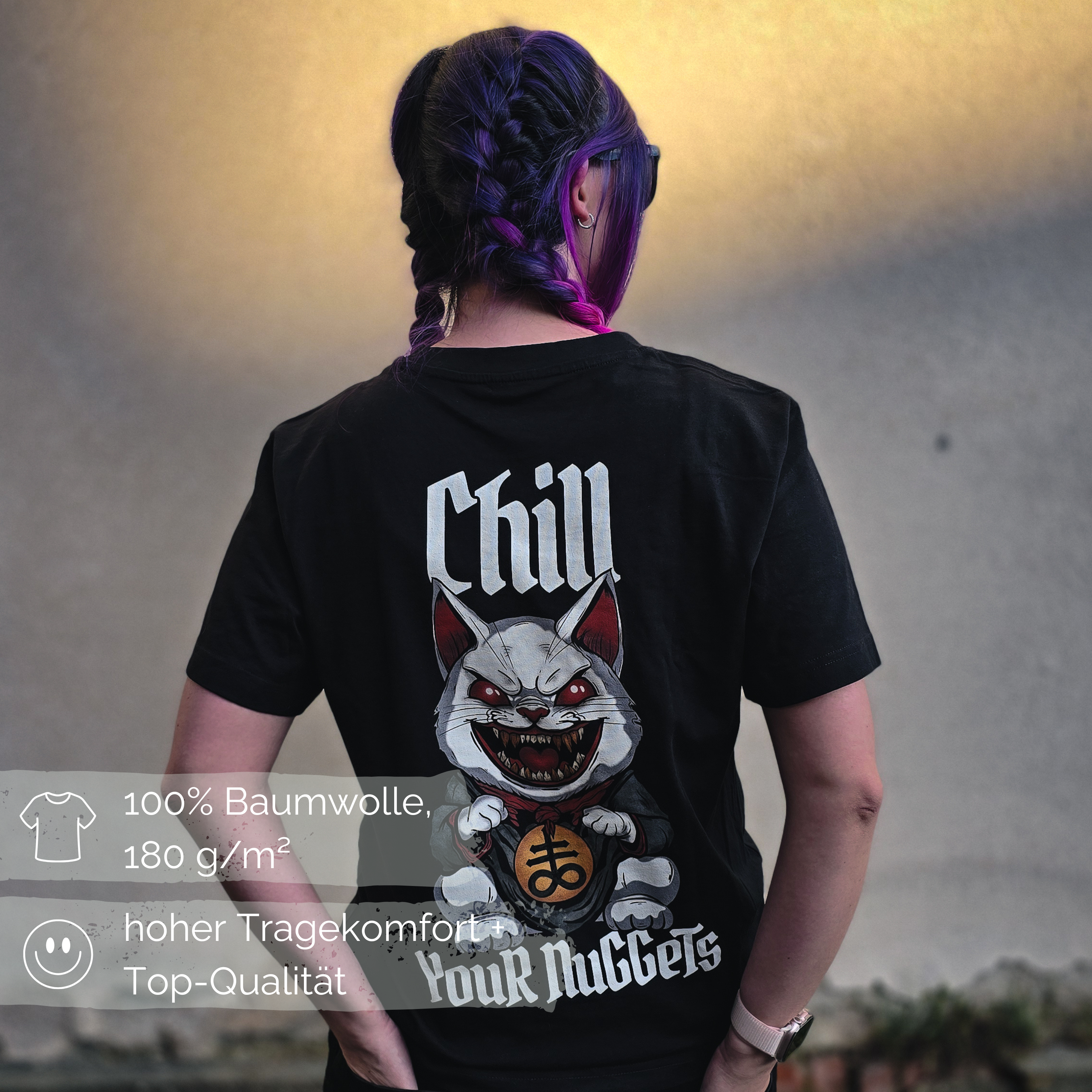 "Leviathan's Cross Cat" T-Shirt