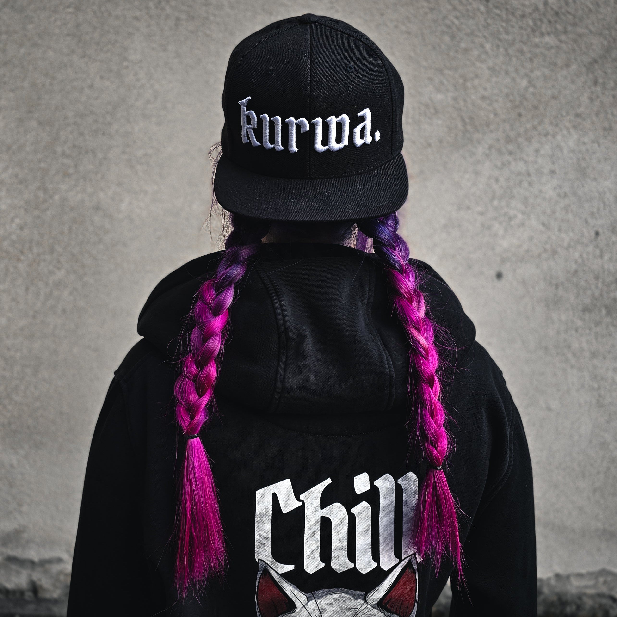 "kurwa" Cap - Black/Green Edition