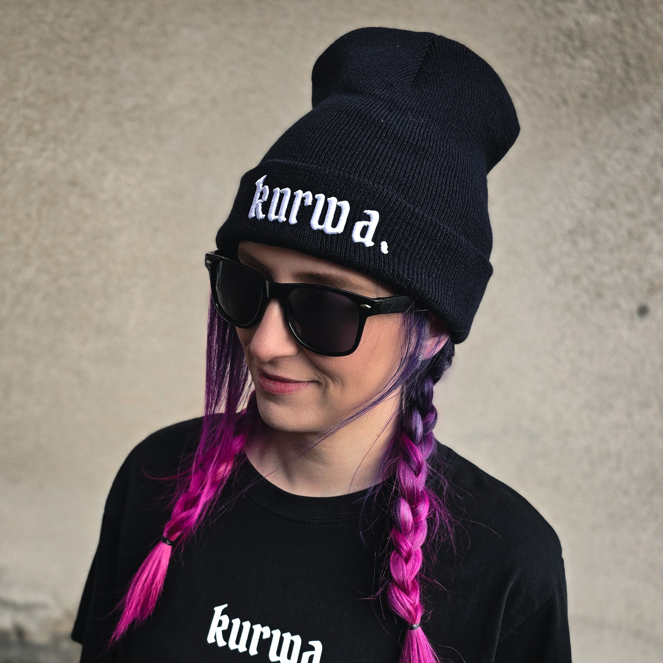 "kurwa" Beanie