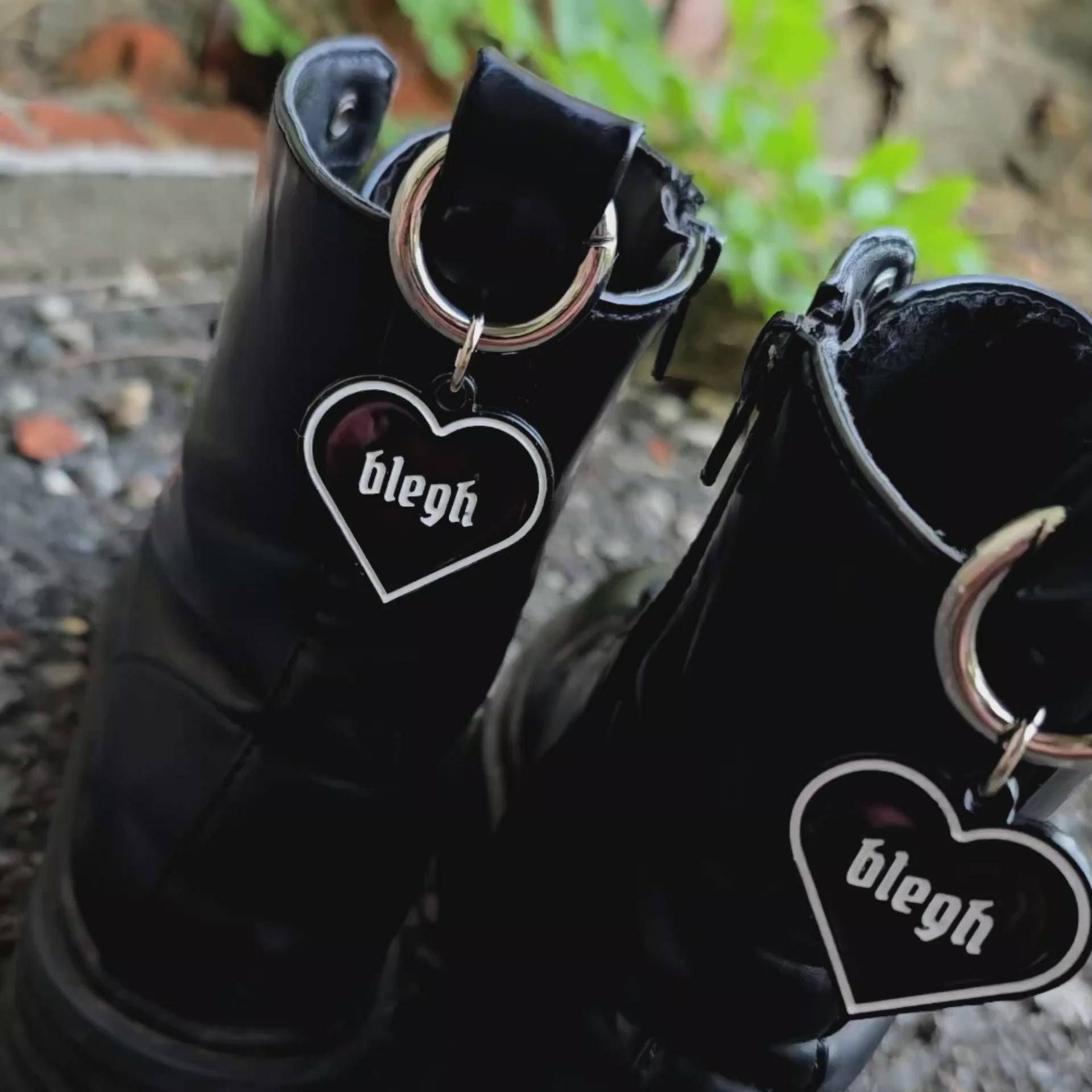 "blegh" Boot Charms